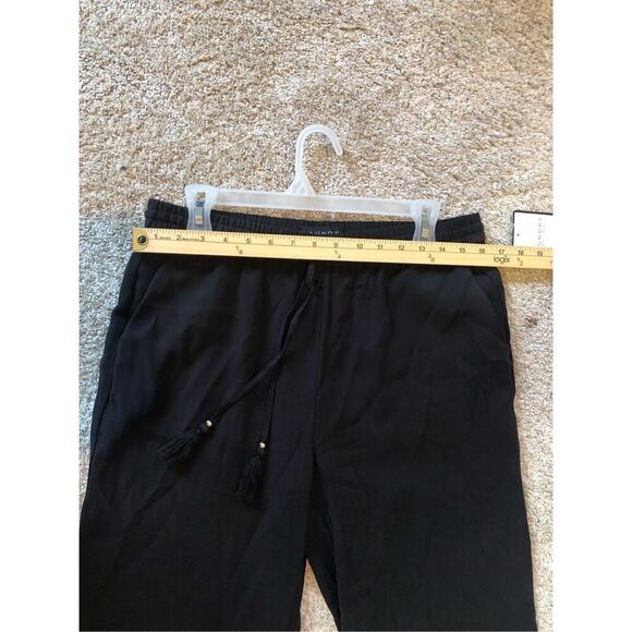 Laundry by Shelli Segal Los Angeles Women’s Black Straight Comfy Pants Size M NW - Picture 6 of 8